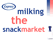 Express Snack Milk Powerpoint template